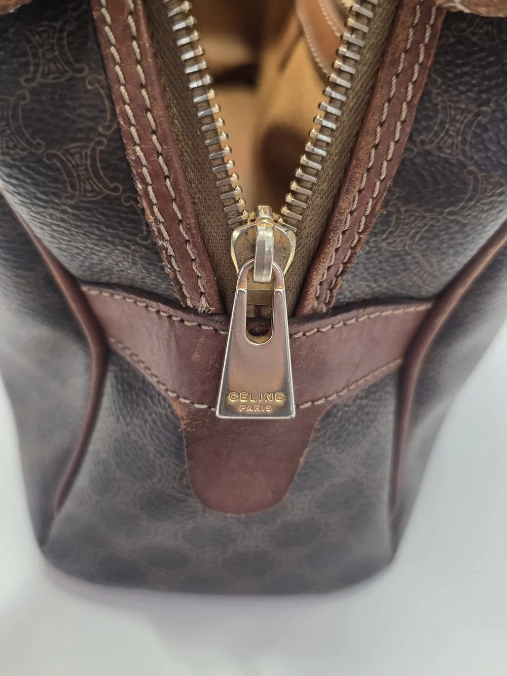 Vintage Celine Macadam Dome Bag